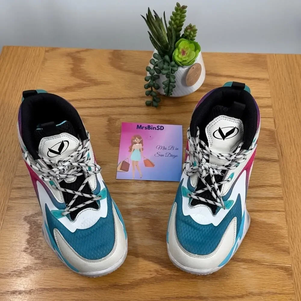 Vitike This is Me Basketball Shoes Kids' air cushion, size 37 EU size 5 US video